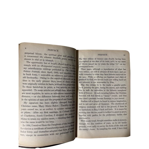Antique Miscellaneous Writings 1883-1896 By Mary Baker Eddy Hardcover Book - Picture 5 of 16
